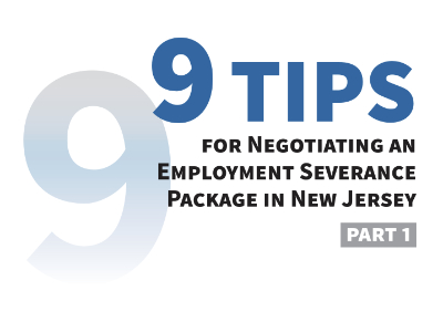New Jersey severance agreement tips